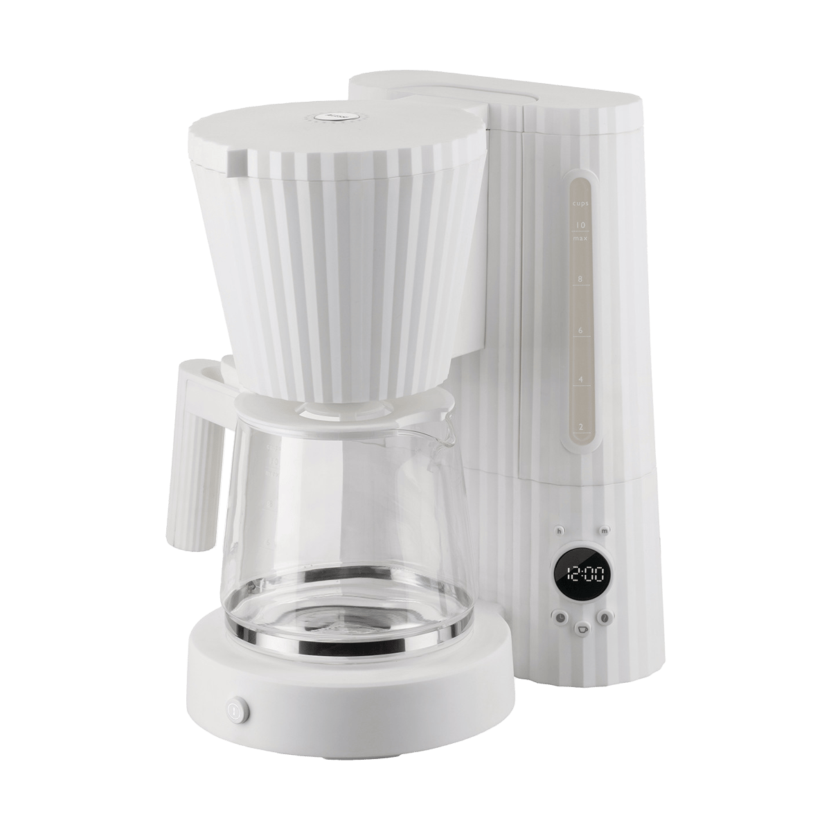 Alessi Plissé kaffebryggare Vit | Skandinavisk Design | Kaffebryggare | Vit