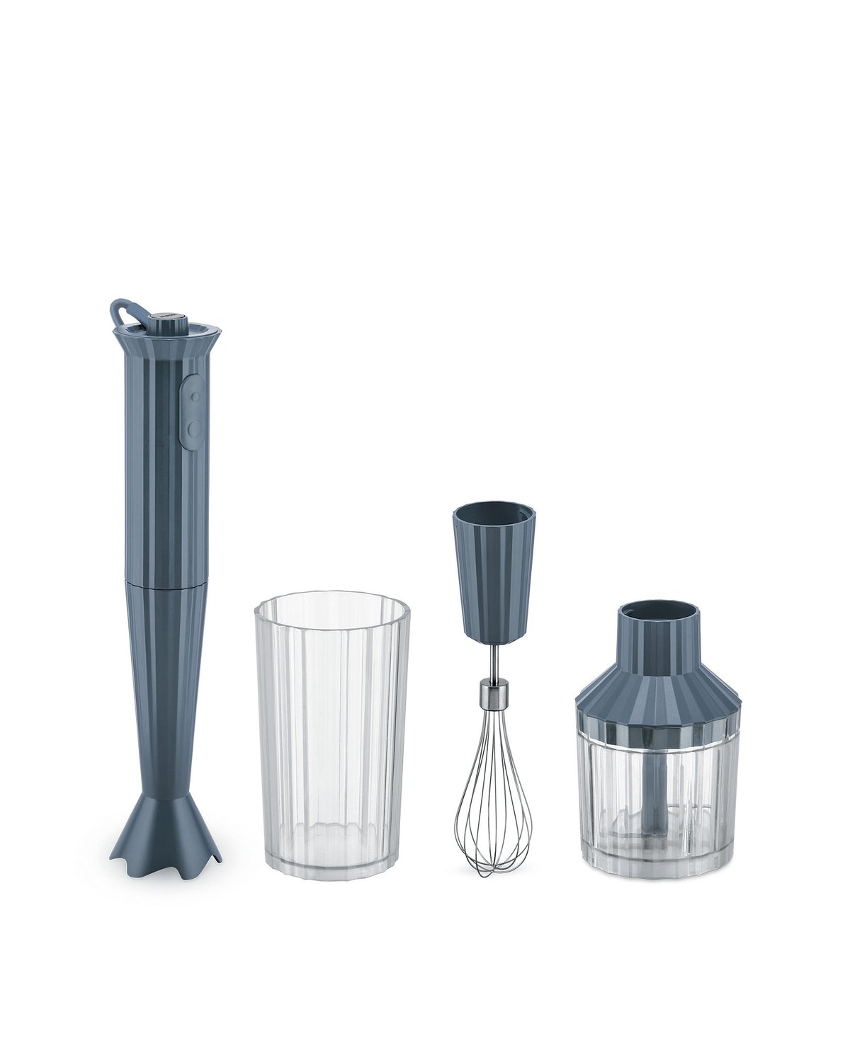 Alessi Plissé stavmixerset Grå | Skandinavisk Design | Stavmixer | Grå