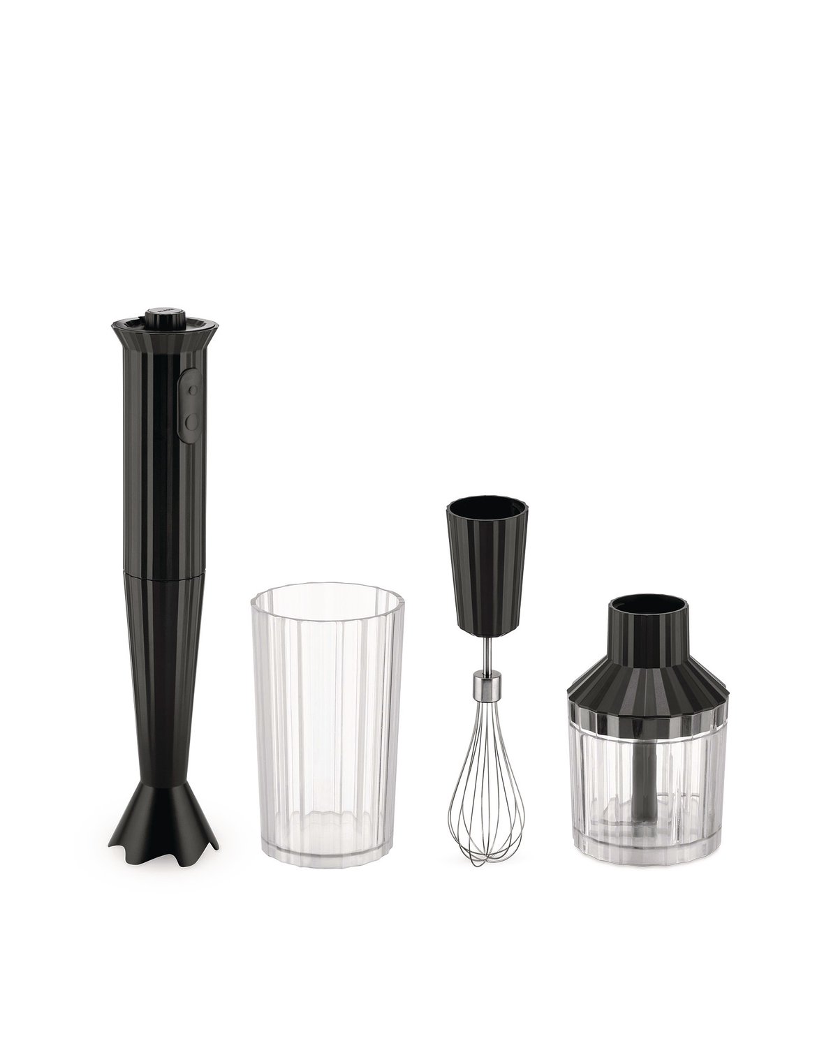 Alessi Plissé stavmixerset Svart | Skandinavisk Design | Stavmixer | Svart
