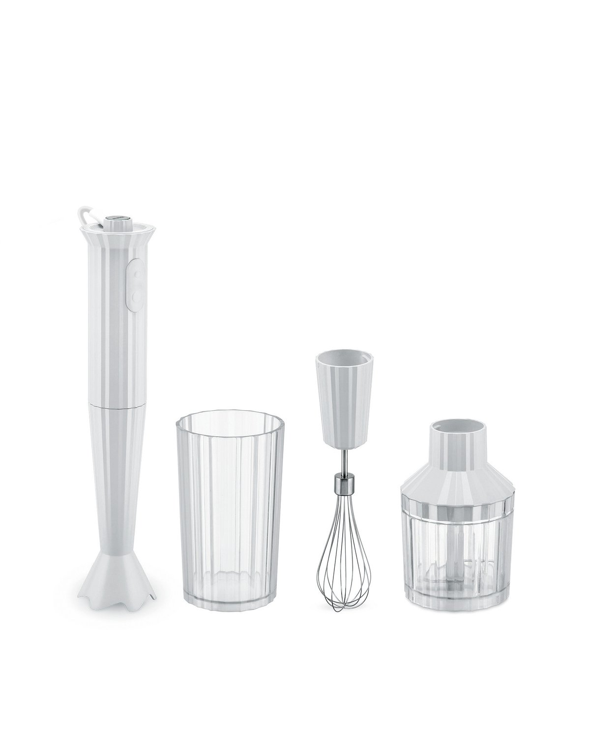 Alessi Plissé stavmixerset Vit | Skandinavisk Design | Stavmixer | Vit