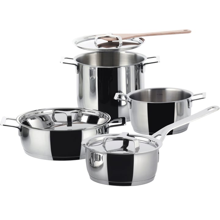 Pots&Pans grytset, 4 delar Alessi