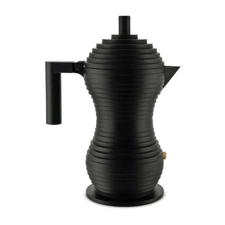 Pulcina espressobryggare svart - 15 cl, 3 koppar - Alessi