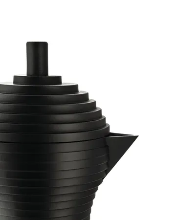 Pulcina espressobryggare svart - 15 cl, 3 koppar - Alessi