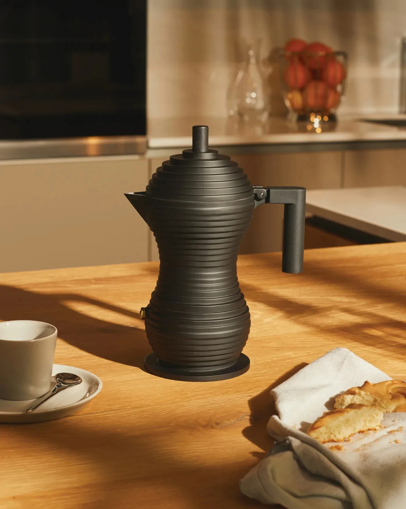 Pulcina espressobryggare svart, 30 cl Alessi