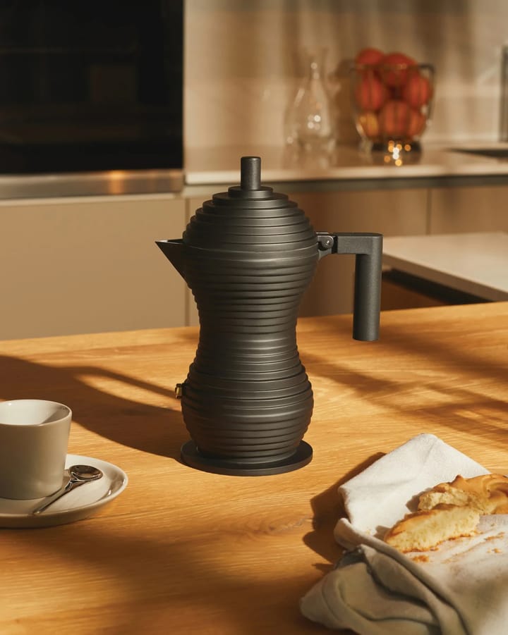 Pulcina espressobryggare svart - 30 cl - Alessi