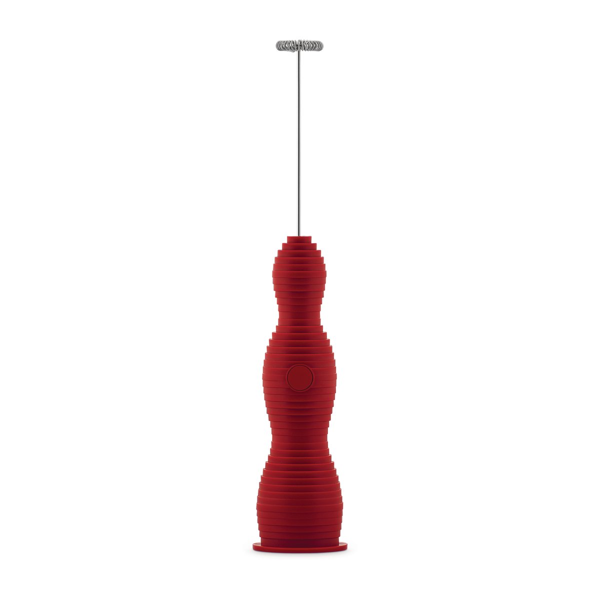 Alessi Pulcina mjölkskummare 27,5 cm Röd | Skandinavisk Design | Mjölkskummare | Röd
