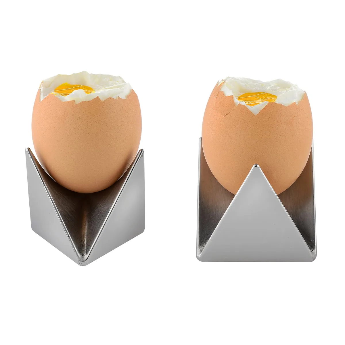 Roost äggkopp 2-pack, aluminium Alessi