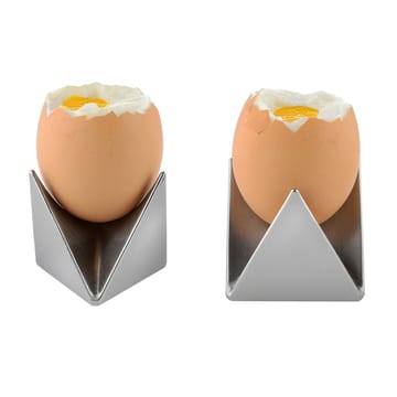 Roost äggkopp 2-pack - aluminium - Alessi