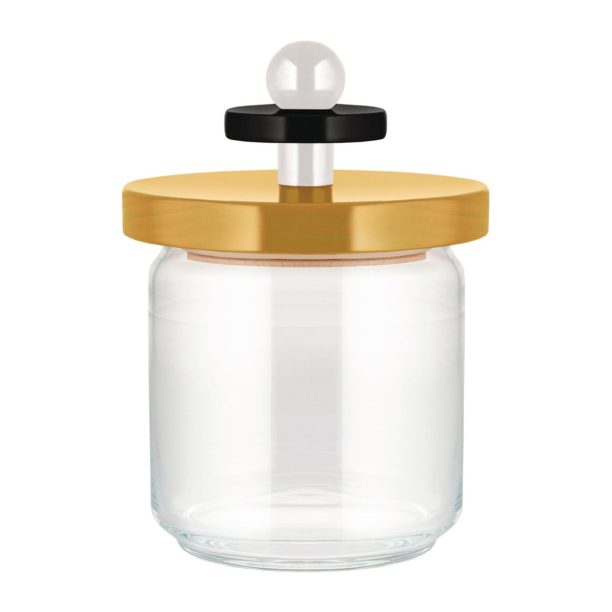 Alessi Twergi förvaringsburk 0,75 L Gul | Skandinavisk Design | Förvaringsburkar | Gul