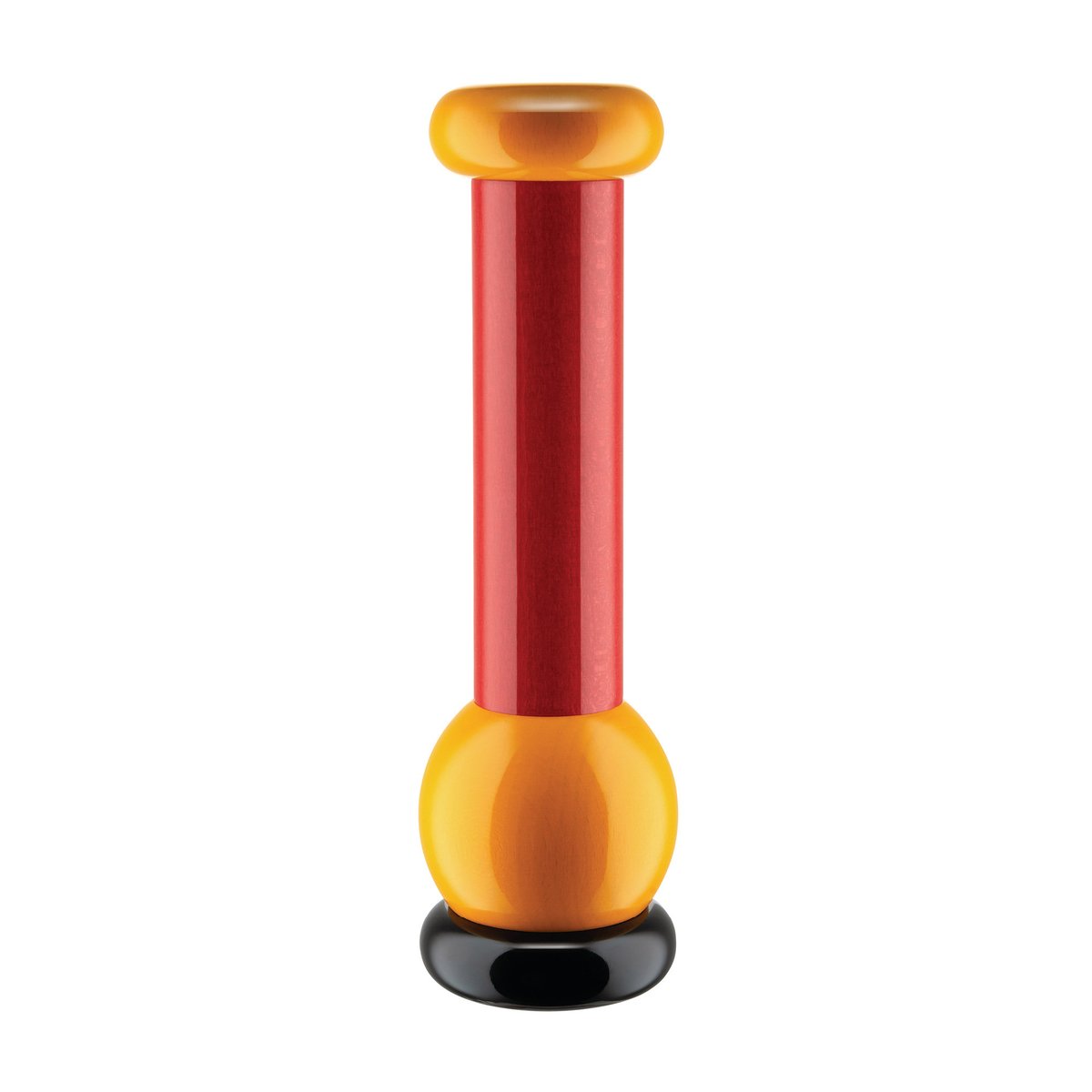 Alessi Twergi salt- och pepparkvarn 23 cm Röd | Skandinavisk Design | Salt- & Pepparkvarnar | Svart