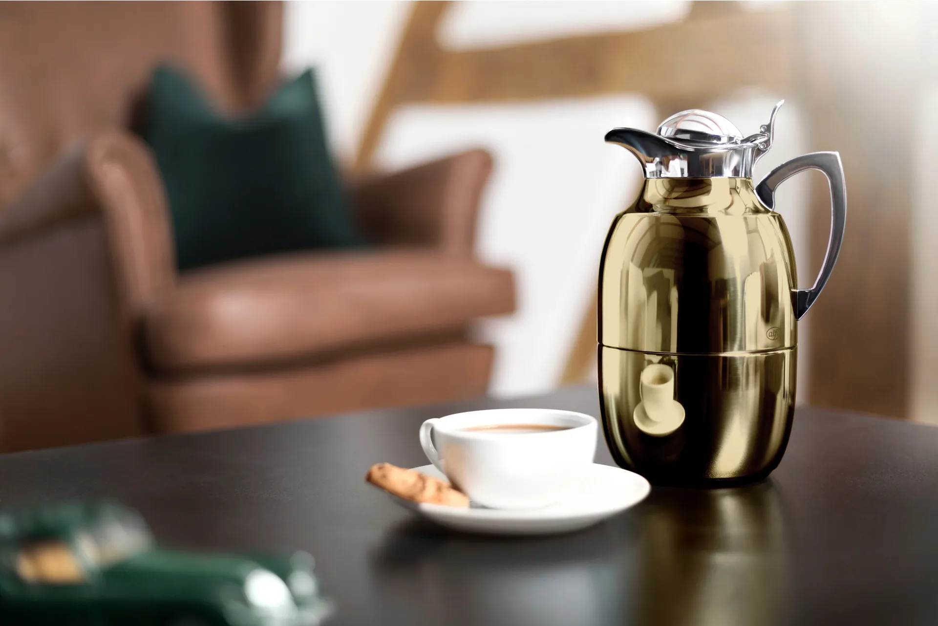 Juwel termoskanna 1 l, Guld Alfi