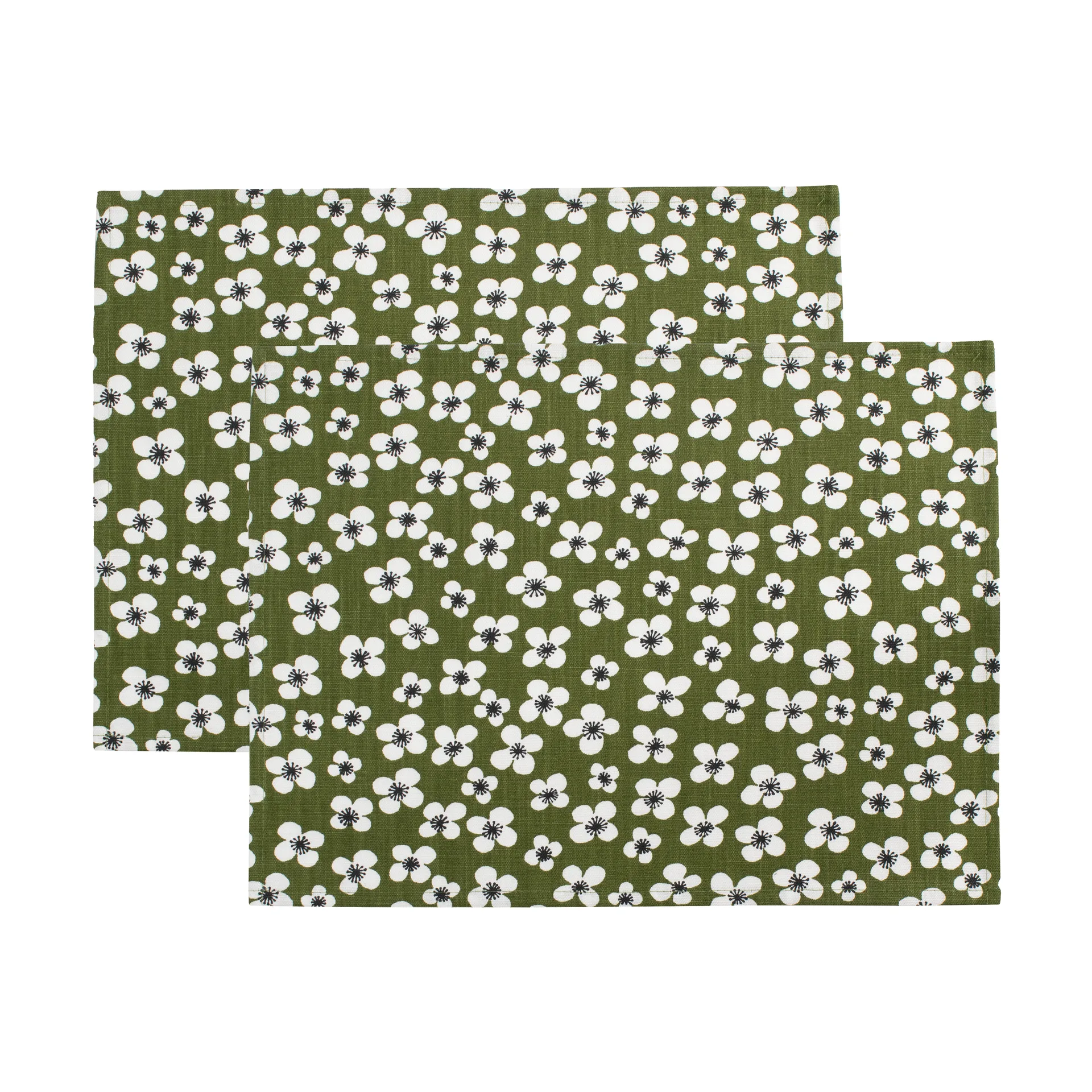 Belle Amie bordstablett 2-pack, Mörkgrön, 34x45 cm Almedahls