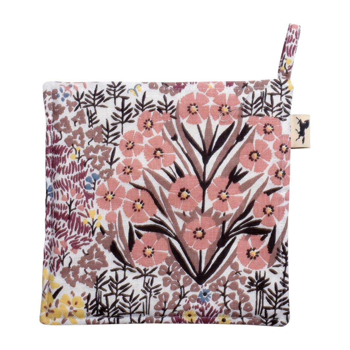 Almedahls Botanic Garden grytlapp 23x23 cm Rosabrun
