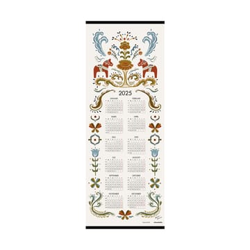 Dalahäst kalender 2025 - 35x90 cm - Almedahls