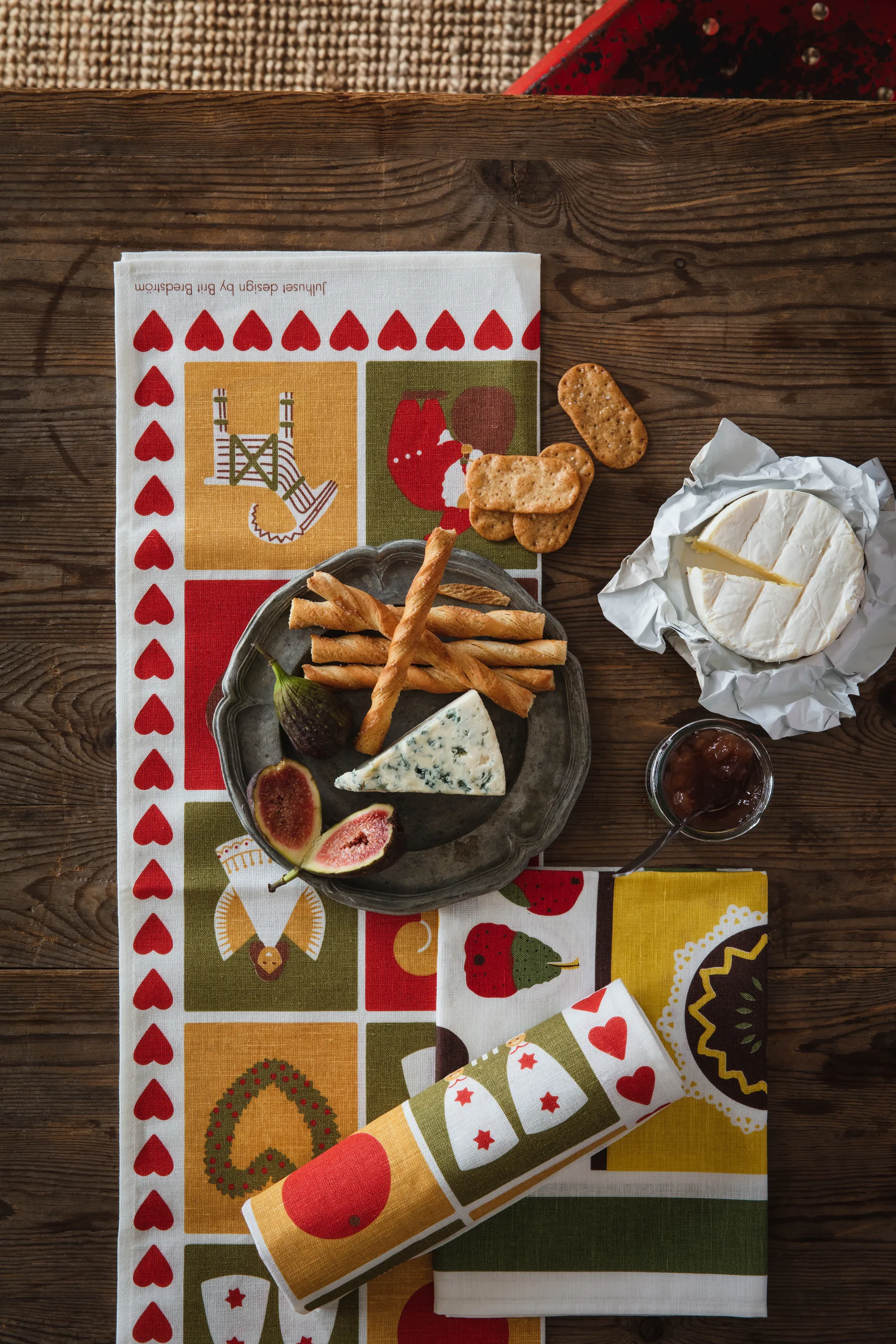 Julhuset kökshandduk, 47x70 cm Almedahls