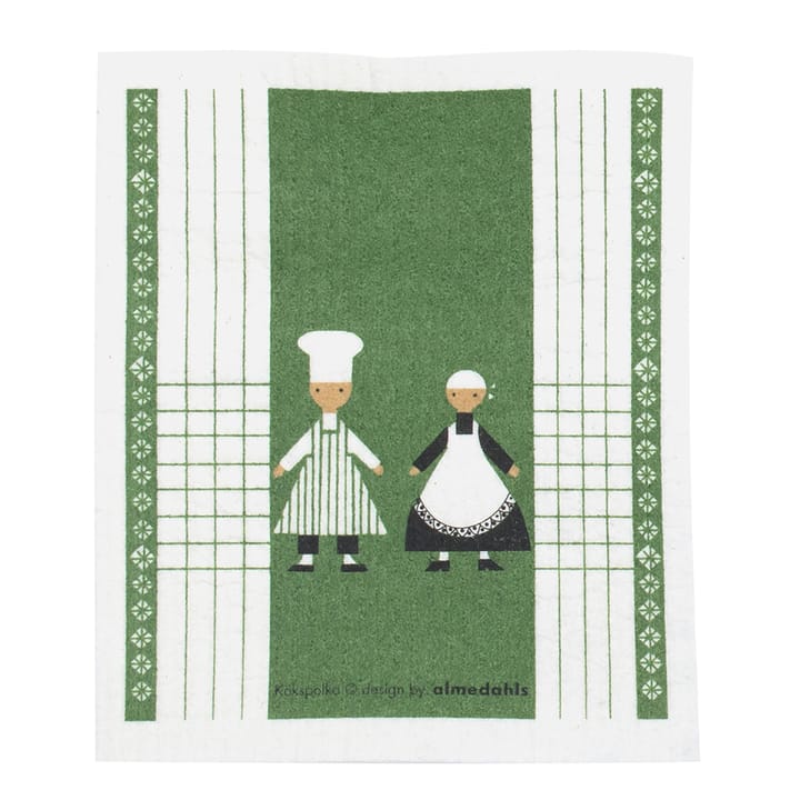 Kökspolka disktrasa - grön - Almedahls