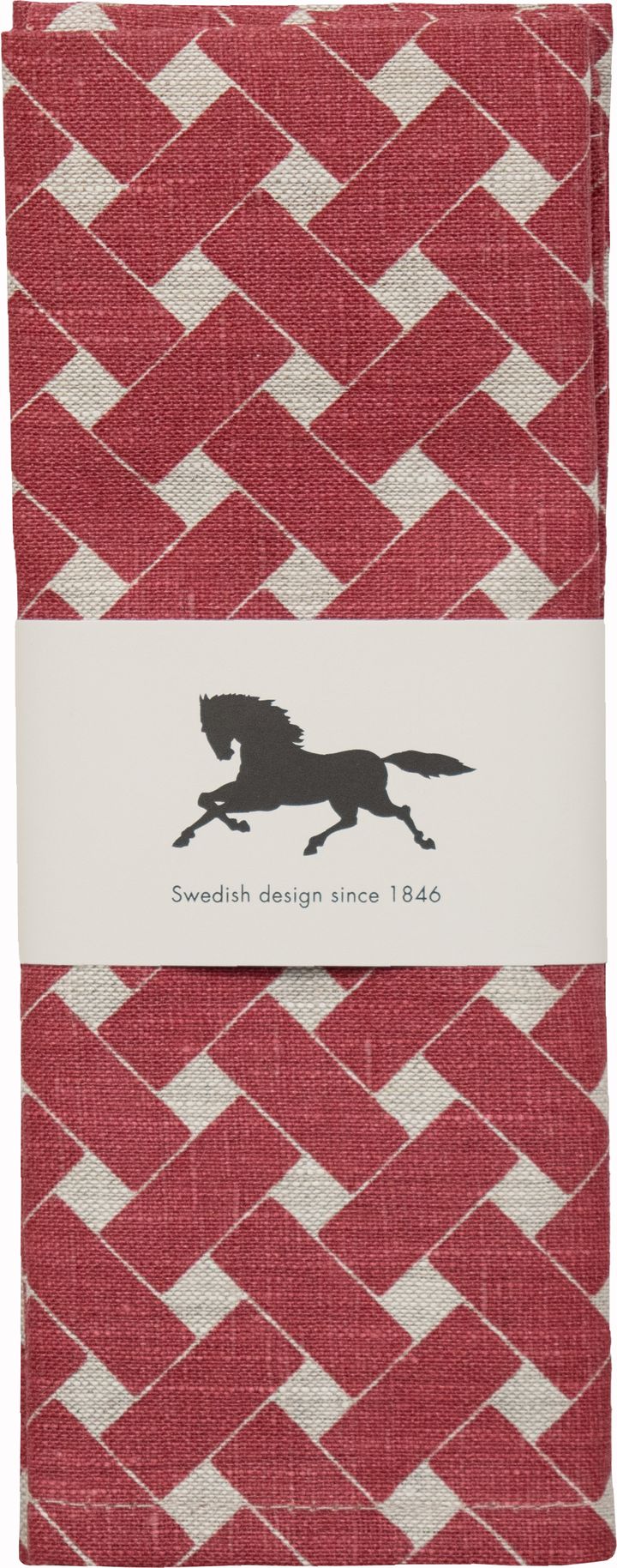 Korg bordstablett 34x45 cm 2-pack, Röd Almedahls