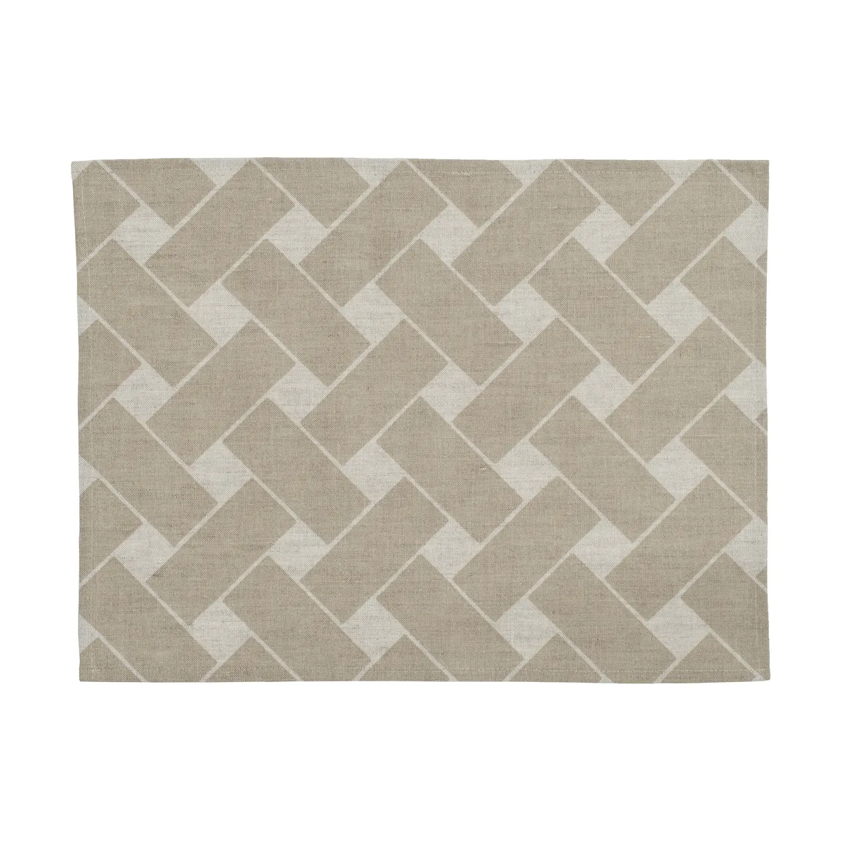 Almedahls Korg XL bordstablett 34x45 cm 2-pack Natur-taupe