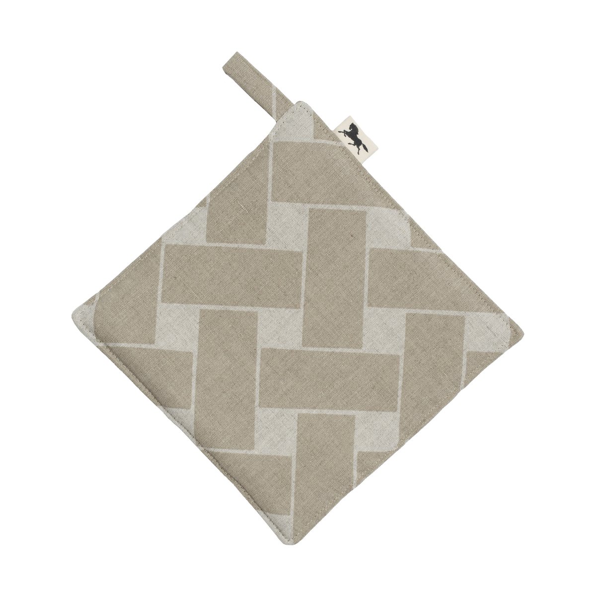 Almedahls Korg XL grytlapp 23x23 cm Natur-taupe | Skandinavisk Design | Grytlappar & Grytvantar | Beige