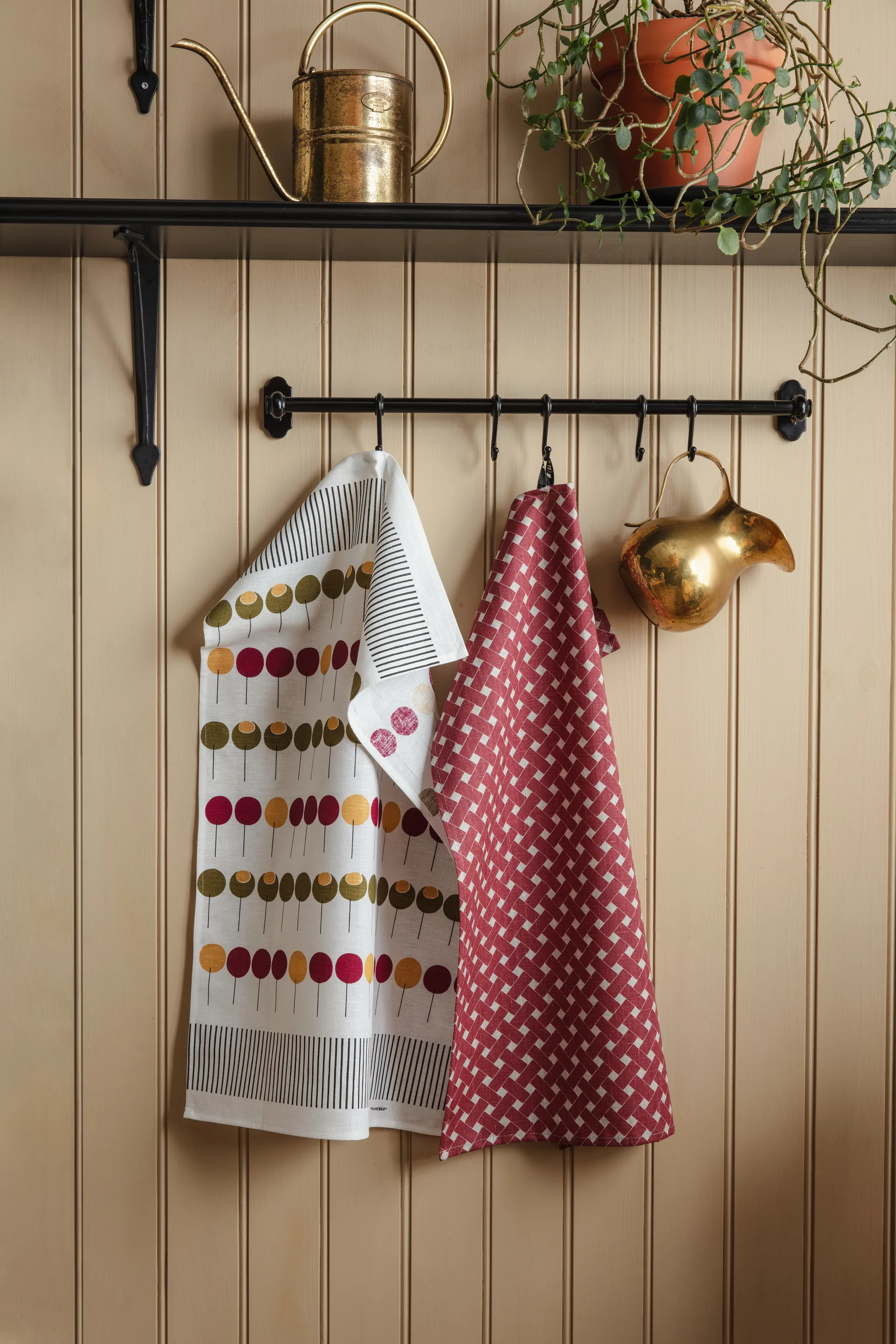 Korg XL grytlapp 23x23 cm, Natur-taupe Almedahls