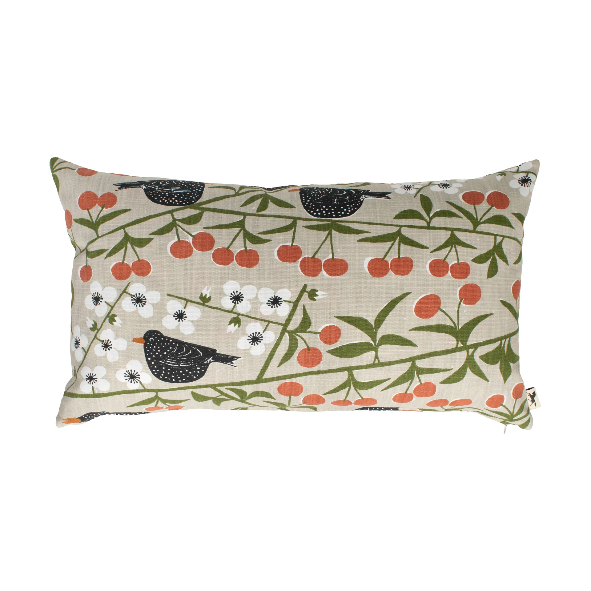 Körsbärsträdgården kuddfodral, Beige, 40x70 cm Almedahls