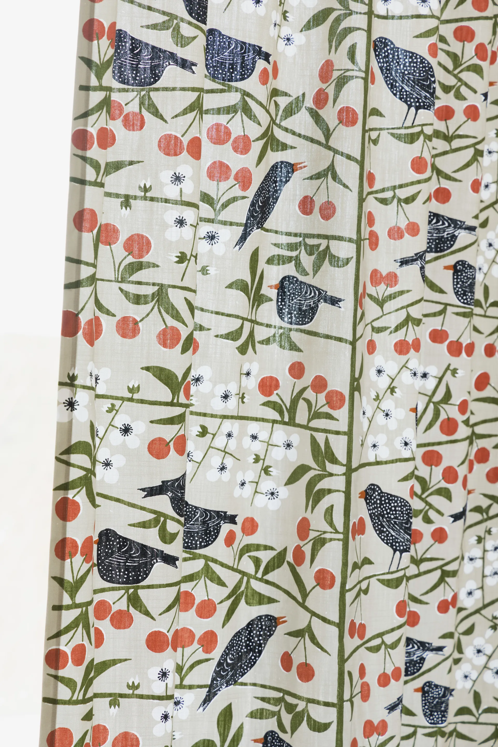 Körsbärsträdgården tyg, Beige Almedahls