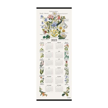 Landskapsblommor kalender 2023 - 35x90 cm - Almedahls