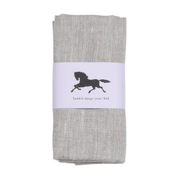 Linne servett 45x45 cm 2-pack - Natur - Almedahls