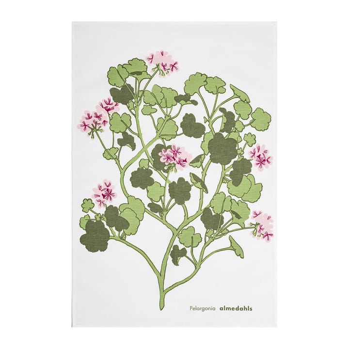 Pelargonia kökshandduk, rosa Almedahls
