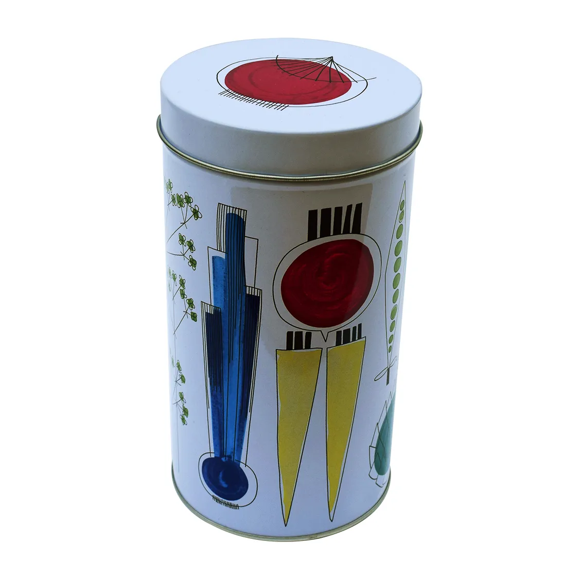 Almedahls Picknick rund burk 11x19 cm Multi