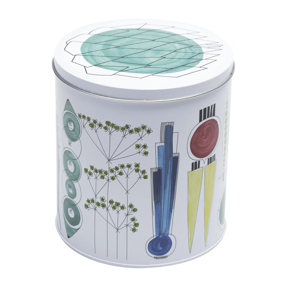 Almedahls Picknick rund burk 13,6x15 cm Multi