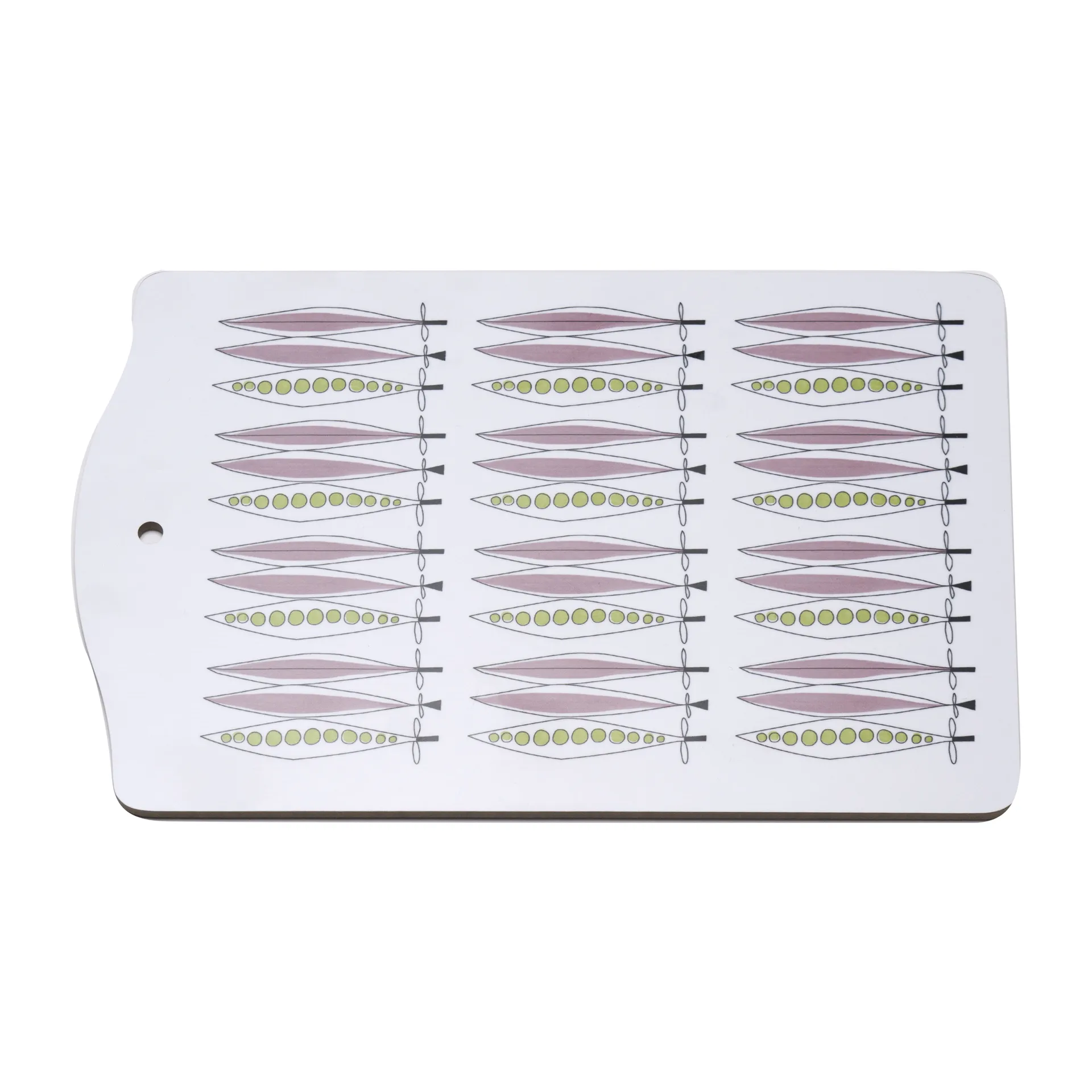 Picknick serveringsbräda 20x30 cm, Blårosa-multi Almedahls