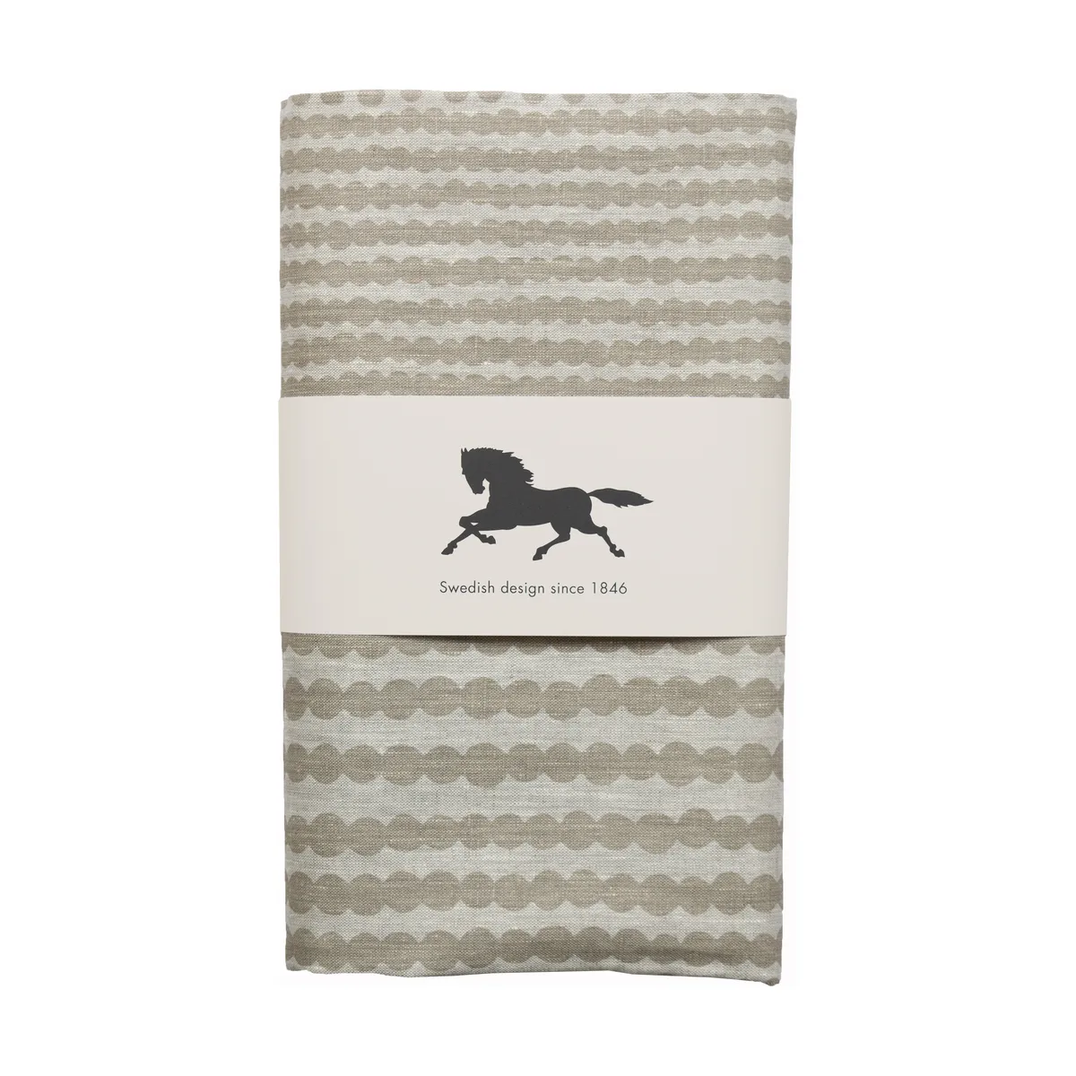 Almedahls Pricktyg bordsduk 145x250 cm Natur-taupe