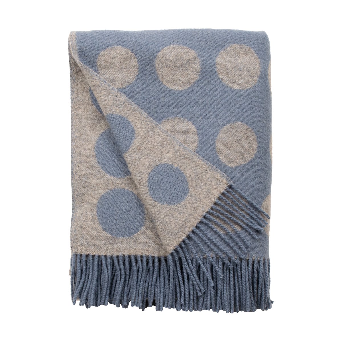 Almedahls Pricktyg pläd 130x170 cm Blå-beige | Skandinavisk Design | Ullplädar & Ullfiltar | Blå