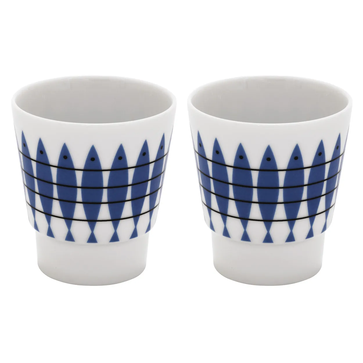 Almedahls Sill mugg 2- pack Blå | Skandinavisk Design | Kaffekoppar | Blå