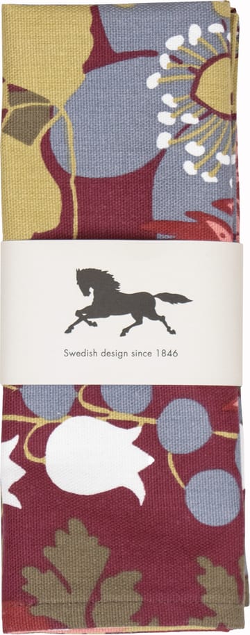 Skogen bordstablett 34x45 cm 2-pack - Vinröd - Almedahls