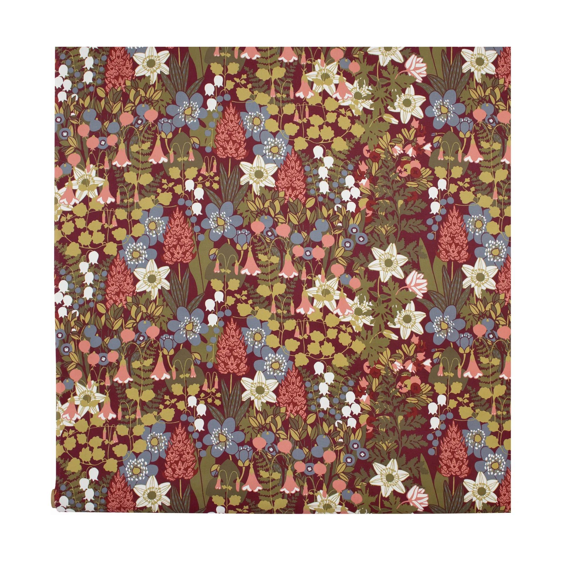 Skogen tyg, Vinröd Almedahls