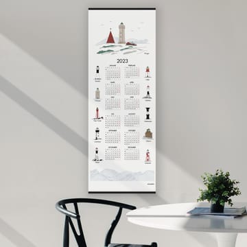 Svenska fyrar kalender 2023 - 35x90 cm - Almedahls