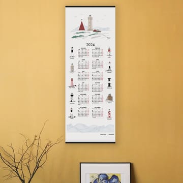 Svenska fyrar kalender 2024 - 35x90 cm - Almedahls