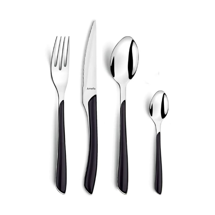 Eclat bestickset 16 delar - Svart - Amefa