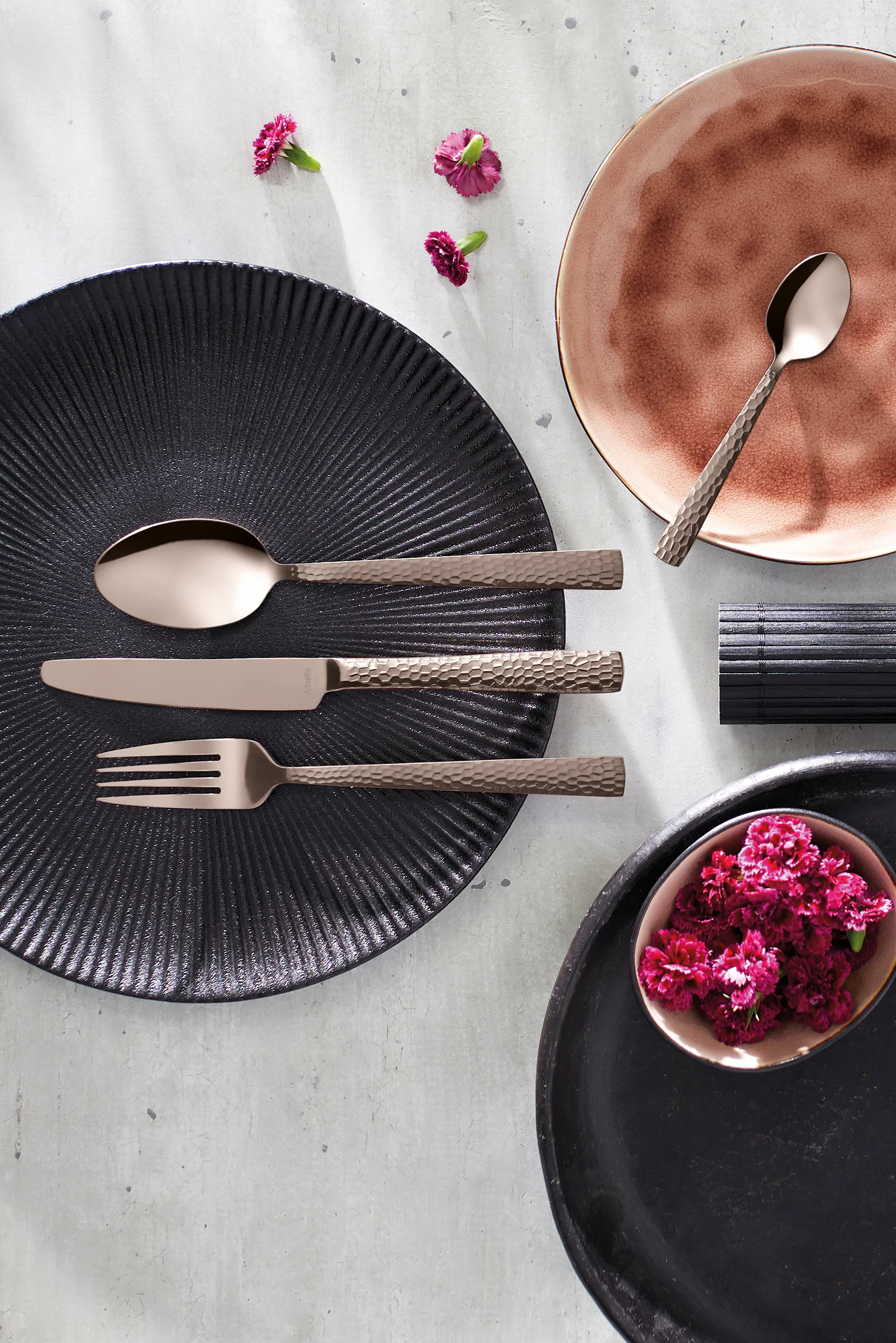 Felicity bestickset 24 delar, Rosé champagne Amefa