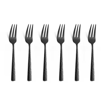 Felicity tårtgafflar 15,6 cm 6-pack - Svart - Amefa