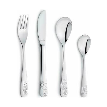Forest Friends barnbestick 4-pack - Rostfritt stål - Amefa