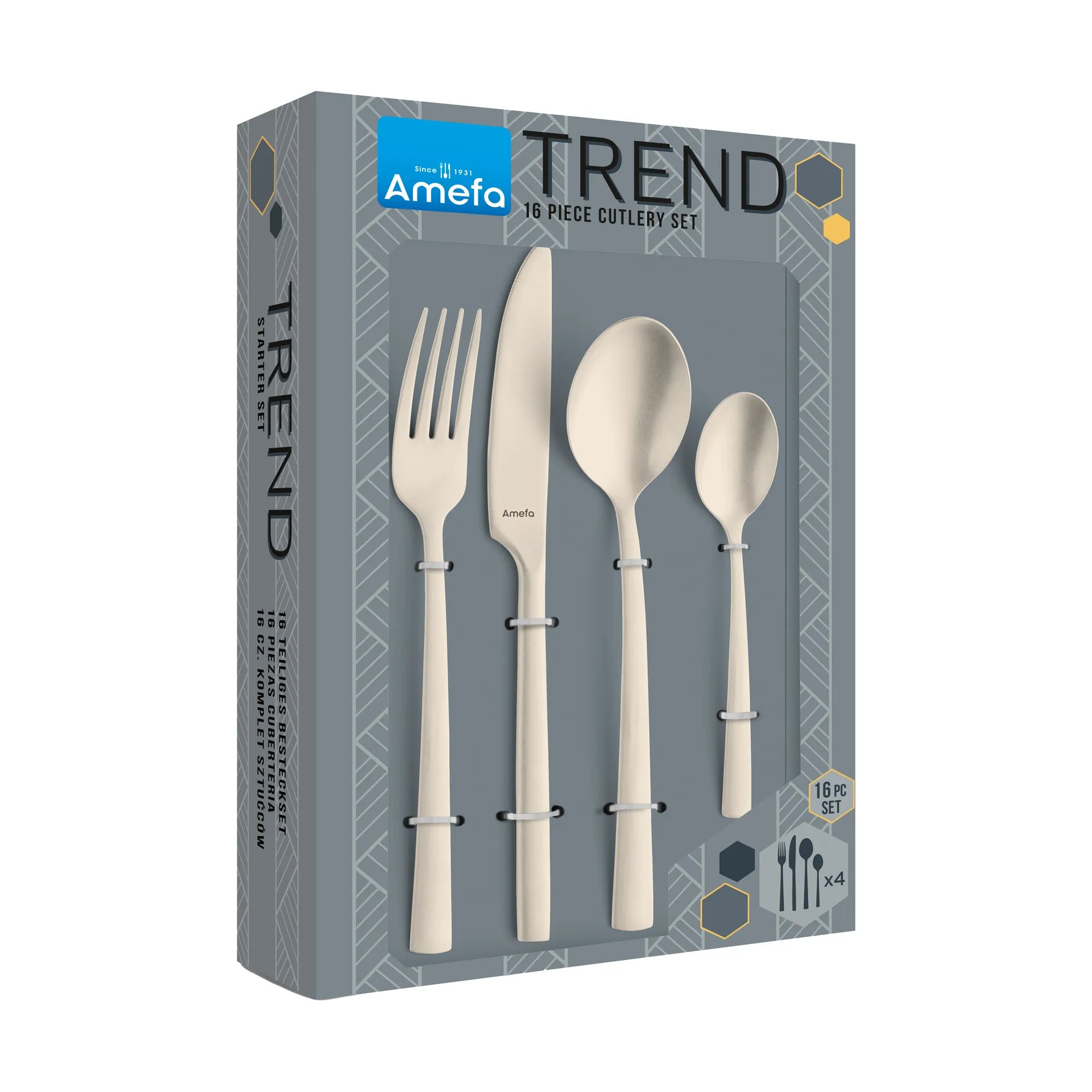 Manille Vintage bestickset 16 delar, Champagne Amefa