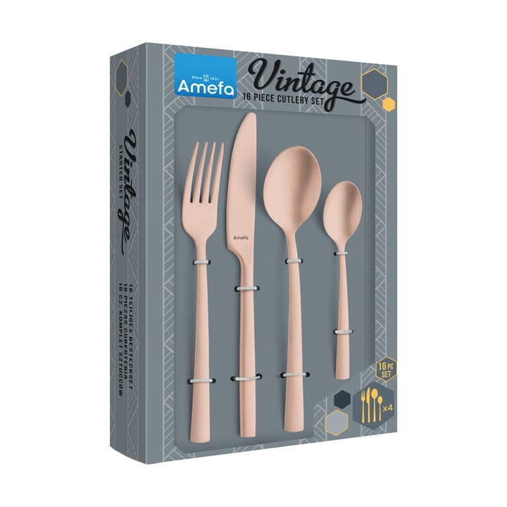 Manille Vintage bestickset 16 delar, Koppar Amefa