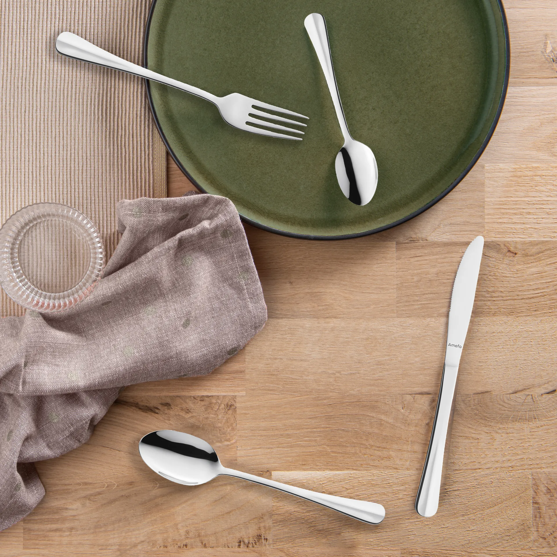 Napoli bestickset 24 delar, Rostfritt stål Amefa