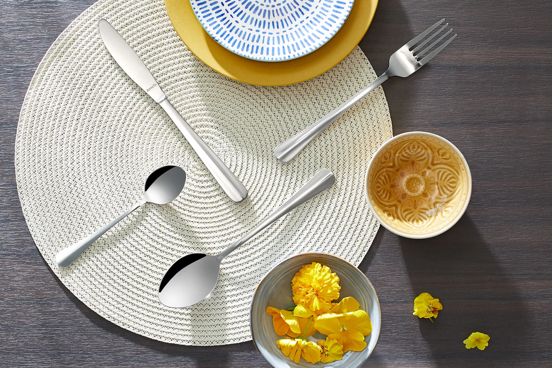 Napoli bestickset 24 delar, Rostfritt stål Amefa