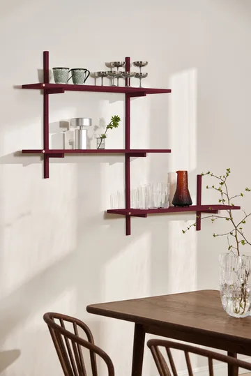 A-Light Shelf vägghylla Special Edition - Wine red 90x21x35 cm - Andersen Furniture