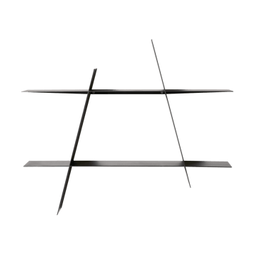 A-Shelf vägghylla Large 78x12x67 cm - Black - Andersen Furniture