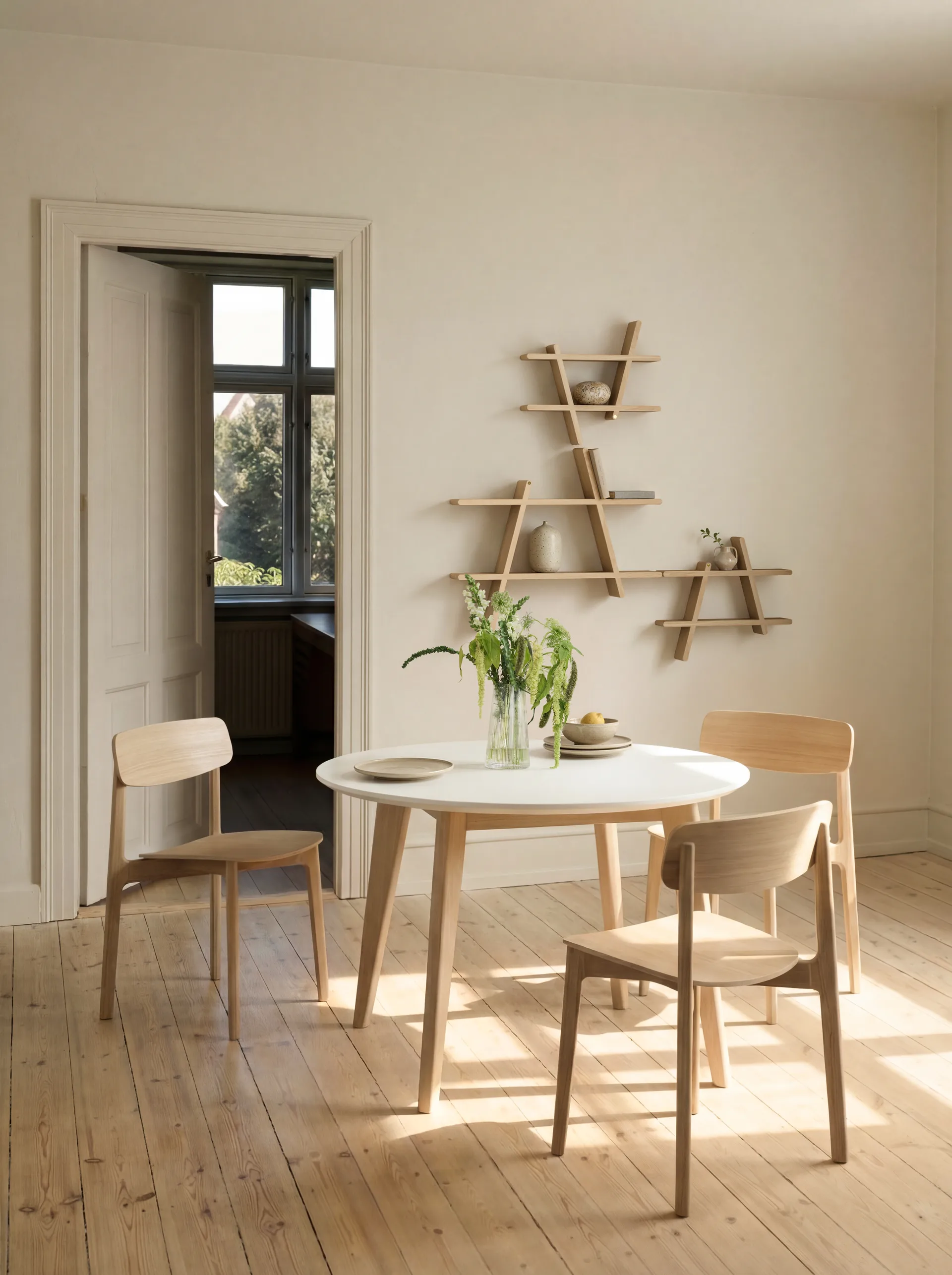 A-Shelf vägghylla Medium 52x9x46 cm, Oak Andersen Furniture